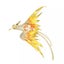 Crystal Phoenix Bird Brooch 5 Colour Enamel Beauty Pin Carousel 4