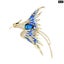 Crystal Phoenix Bird Brooch 5 Colour Enamel Beauty Pin Carousel 1