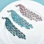 Peacock Brooch Rhinestone Tassel Tail Bird Pin Carousel 7