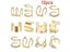 12pcs/set Fashion Gold Ear Cuffs Leaf Clip Earrings For Women Climbers No Carousel 3