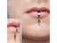 ZS 1 Piece 925 Sterling Silver Labret Lip Stud Ring 16G Unique Design Lips Carousel 8