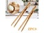 2Pcs Bamboo Wooden Tea Clips For Kitchen Teaware Carousel 6