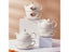Portable Ceramic Coffee Cup Saucer Set With Kettle Teapot Dessert Plate For Carousel 3