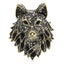 Wolf Brooch And Black And Blue Rhinestone Wolf Pin Unique Jewelry Gift Carousel 3