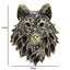 Wolf Brooch And Black And Blue Rhinestone Wolf Pin Unique Jewelry Gift Carousel 4