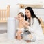 Ubbi Nappy Pail - Matte White Carousel 3