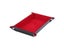 1pc Rectangle Storage Tray PU Leather Velvet Folding Dice Tray Table Games Key Carousel 7