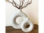 Nordic Vase Circular Hollow Ceramic Donuts Flower Pot For Home Decoration Carousel 6