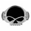 hdr0458 Harley-Davidson Mens Black Onyx Willie G Skull Ring Sterling Silver H... Carousel 3