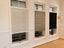 White Blind For Window Temporary Window Shade Light Filtering Pleated Fabric Carousel 3