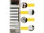 Motorized Window Blinds Square Cassette Zebra Blinds Light Filtering Roller Carousel 4