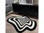 Creative Irregular Rug Living Room Carpet Black White Geometry Home Decoration Carousel 3