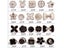 10/20pcs Button Brooch Buttons Detachable Clothes Decor Carousel 6