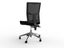 Knight's Urban Mesh Highback Ergonomic Chair Chrome Base, Unassembled, Black Carousel 2