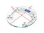 LCD Display Night Vision Toughened Glass Electronic Digital Bathroom Gym Smart Carousel 7