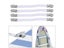 4Pcs Ironing Board Cover Sofa Clip Fasteners Carousel 7