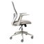 Mondo Soho Office Chair - Light Grey Mesh Back with Fabric Seat and Arm Rest Carousel 3