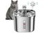 Stainless Steel Cat Fountain With Water Mark Automatic Cats Water Dispenser Carousel 2