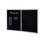 Dualboard - Chalkboard & Standard Fabric Pinboard 600mm x 600mm (Choice of Fa... Carousel 2
