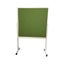 900mm High Double Sided Pinboard with Standard Fabric on Stand with Wheels (C... Carousel 1