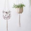 2PCS Macrame Plant Hanger Cotton Rope Plant Holder Basket A02 Carousel 3