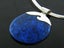 Paua Dyed Blue Sterling Silver Pendant Carousel 2