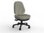 Knight's Plymouth 3 Lever Crown Fabric Task Chair Carousel 1