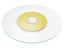68cm Glass Lazy Susan with Gold Turntable Base - Rotating Food Tray Carousel 1