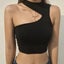 Sexy Women Summer Hollow Crop Tops Halter Sleeveless Tops Slim Fit Carousel 1