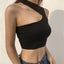 Sexy Women Summer Hollow Crop Tops Halter Sleeveless Tops Slim Fit Carousel 5