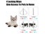 Cat Puppy Safety Gate 4 Way Lock ABS Plastic Dog Cat Flap Door Carousel 6