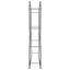 Firewood Rack Black 80x25x150 Cm Steel Xnlxnk Carousel 4