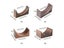 Leeseph Espresso Coffee Puck Screen Stand Reusable Wooden Walnut Stand For Carousel 7