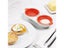Microwave Egg Poacher Food Grade Cookware Double Cup Egg Boiler Kitchen Steamed Carousel 5