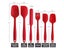 6Pcs Silicone Kitchen Utensils Set Spatula Cream Spatula Scraper Spoon Oil Carousel 1