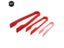3Pcs/Lot Plastic Food Tong Bread Clip Kitchen Tongs Clamp BBQ Tools Carousel 6
