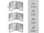 Kitchen Anti Oil Splatter Shield Guard Anti-Splash Block 2-Sided Stainless Carousel 5