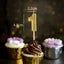 Cake Topper Cake Decorating Cupcake candle Gold #1 *Local Clearance* Carousel 2