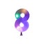 LED Cake Topper - Number 8 Carousel 1