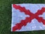 SKY FLAG 90x150cm Spanish Burgundy Cross Hanging Polyester Banner Double Side Carousel 3