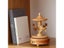 Wind Up Musical Box Wooden Music Box Wood Crafts Retro Birthday Gift Vintage Carousel 4