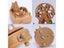Wind Up Musical Box Wooden Music Box Wood Crafts Retro Birthday Gift Vintage Carousel 7