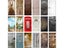 3D Retro Door Sticker Self Adhesive Vinyl PVC For Home Decoration Carousel 3