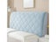 Super Soft Smooth Quilted Head Cover Thick Velvet Bed Back Dust Protector Cover Carousel 5