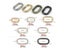 Oval Spring O Ring Openable Trigger Clasp For Leather Craft Bag Carousel 3