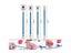 23PCS Art DIY Clay Tool Cold Potcelain Polymer Clays Molds Sculpting Carving Carousel 5