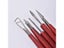 6pcs/set Red Wood Double-Ended Wire Knife For Clay Repair Sculpting Carousel 6