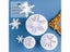 3/4Pcs Ceramic Cutting Mold Clay Polymer Pottery Sculpture Cutter Heart Star Carousel 7