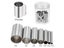 7pcs/set Hole Hollow Round Cutter Pottery Tools Polymer Clay Tools Clay Carousel 1