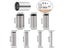 7pcs/set Hole Hollow Round Cutter Pottery Tools Polymer Clay Tools Clay Carousel 3